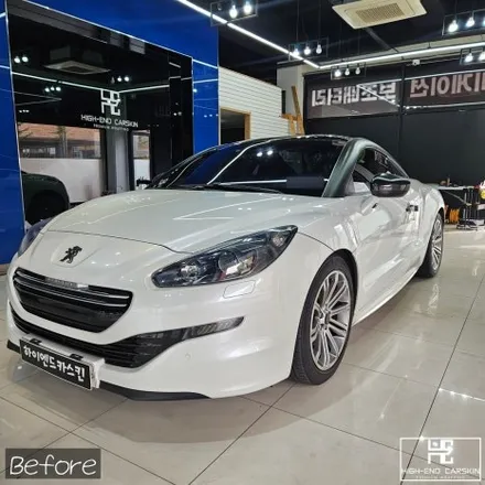 푸조 RCZ 부분랩핑 재시공 / 파주시 와동동