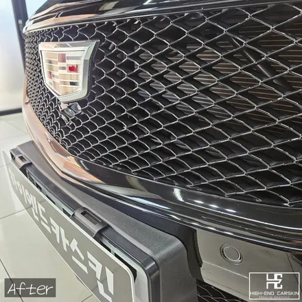 캐딜락 CT5 고광택크롬죽이기로 블랙팩 완성 / 파주시 와동동