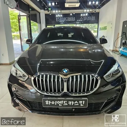 BMW 120i 블랙그릴 랩핑 시공 후기 / 파주시 와동동