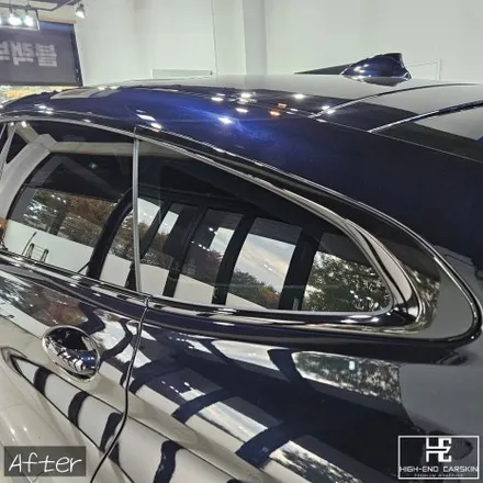 BMW 6GT 창문크롬에 3M하이그로시로 랩핑 / 파주시 와동동