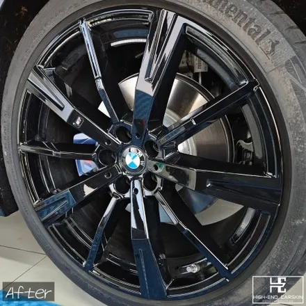 BMW G60 고광택 휠랩핑+그릴랩핑 시공 후기 / 파주시 와동동