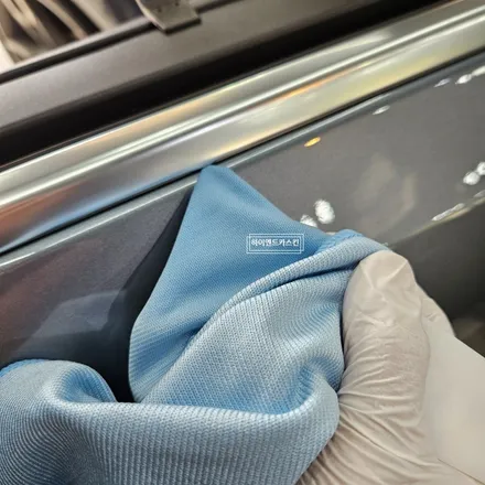 일산 BMW G30 크롬죽이기 고광택필름으로 순정처럼 하이엔드카스킨에서 / 파주시 와동동