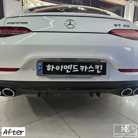 일산 랩핑샵에서 벤츠 AMG GT43 크롬죽이기 / 파주시 와동동
