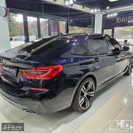 BMW 6GT 창문크롬에 3M하이그로시로 랩핑 / 파주시 와동동