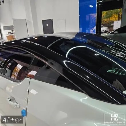 푸조 RCZ 부분랩핑 재시공 / 파주시 와동동