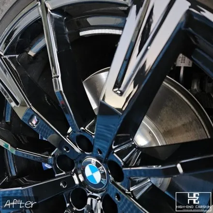 BMW G60 고광택 휠랩핑+그릴랩핑 시공 후기 / 파주시 와동동