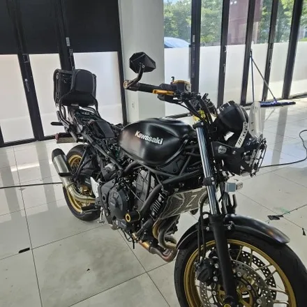 가와사키 z650 사틴블랙 전체랩핑 으로 포스잇게 변신! / 파주시 와동동