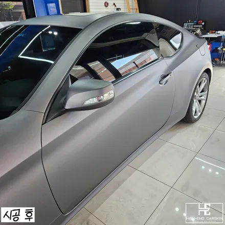 젠쿱 전체랩핑 무광챠콜그레이로 캐릭터라인 돋보이게 / 파주시 와동동