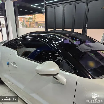 푸조 RCZ 부분랩핑 재시공 / 파주시 와동동
