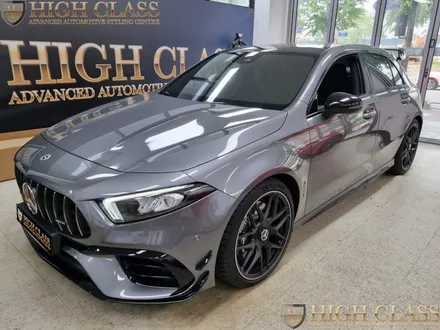 벤츠 A45 AMG 순정 도어스커프 어라운드뷰 / 서울 강동, 송파, 하남, 광진구