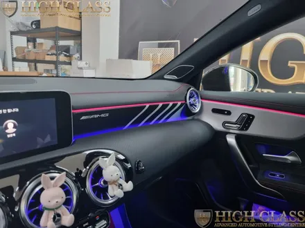 벤츠 CLA 순정 AMG 에디션 대시보드 사이드미러 퍼들램프 / 서울 강동, 송파, 하남, 광진구