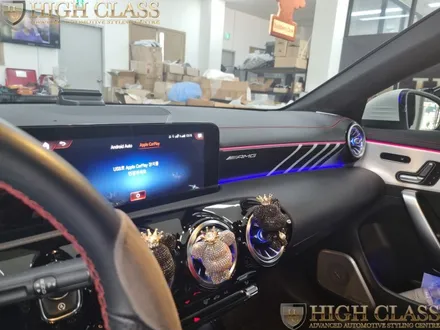 벤츠 CLA AMG 에디션 버전 대시보드 엠비언트 / 서울 강동, 송파, 하남, 광진구