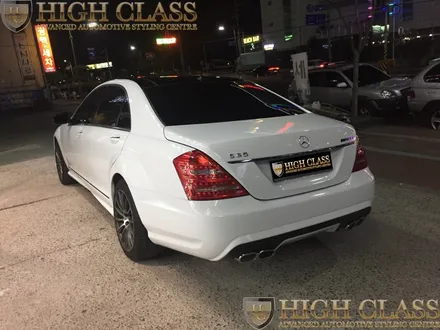 창원 전체랩핑 벤츠 S55 AMG 블랙에서 유광 화이트로 컬러 변경 / 서울 강동, 송파, 하남, 광진구