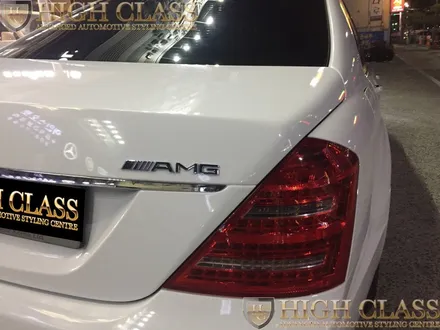 창원 전체랩핑 벤츠 S55 AMG 블랙에서 유광 화이트로 컬러 변경 / 서울 강동, 송파, 하남, 광진구