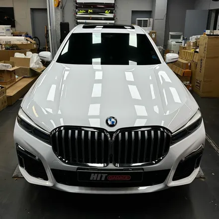 대구 BMW 7시리즈 고광택화이트 전체랩핑/히트게러지 / 대구 달성군
