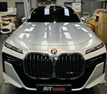 대구BMW I7 듀오톤/대구투톤랩핑/대구코치라인랩핑/대구전체랩핑/대구고광택랩핑 / 대구 달성군