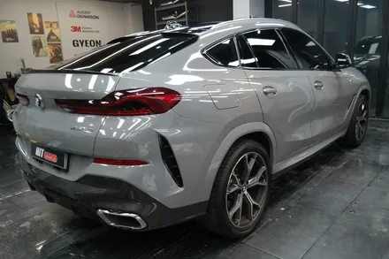 대구 BMW X6(G06) 에이버리 사틴블랙 전체랩핑 시공 / 대구 달성군
