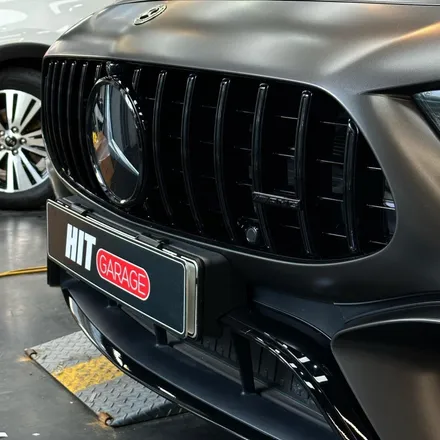 대구랩핑 벤츠 GT63S 에이버리 사틴 다크바솔트 전체랩핑+3M2080블랙 크롬죽이기/대구GT63s전체랩핑/크롬죽이기 / 대구 달성군