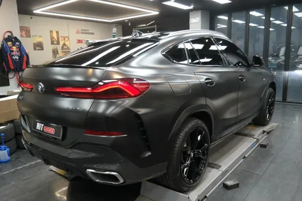 대구 BMW X6(G06) 에이버리 사틴블랙 전체랩핑 시공 / 대구 달성군