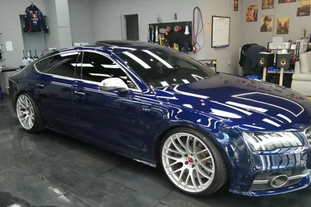 audi S7 에이버리 사틴실버 전체랩핑/대구랩핑/다사랩핑/S7랩핑/히트게러지 / 대구 달성군