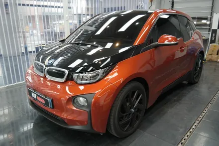 대구랩핑 BMW I3 에이버리 유광실버 투톤 전체랩핑/대구랩핑/I3랩핑/i3전체랩핑/히트게러지 / 대구 달성군