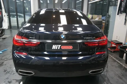 대구랩핑 BMW 7시리즈 730LD 유광화이트 전체랩핑으로 깔끔한 컬러체인지/대구전체랩핑/7시리즈 전체랩핑/에이버리 유광화이트 전체랩핑 / 대구 달성군