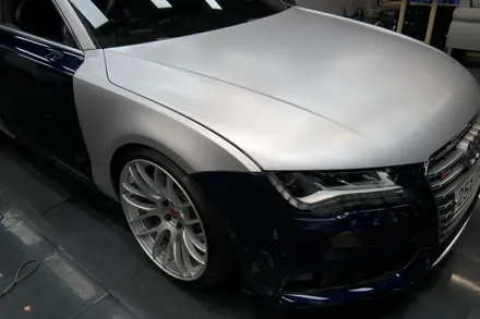 audi S7 에이버리 사틴실버 전체랩핑/대구랩핑/다사랩핑/S7랩핑/히트게러지 / 대구 달성군