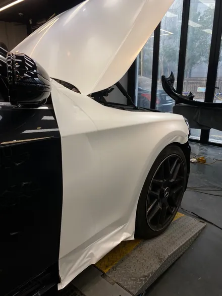 대구 벤츠 s63amg 3M 사틴화이트 전체랩핑시공리뷰 / 대구 달성군