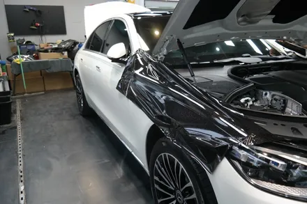 대구랩핑 벤츠 W223 S클래스 듀오톤 랩핑+생활보호 PPF/w223 s클래스 투톤랩핑/대구듀오톤랩핑/대구S클래스듀오톤/대구S클래스랩핑 / 대구 달성군
