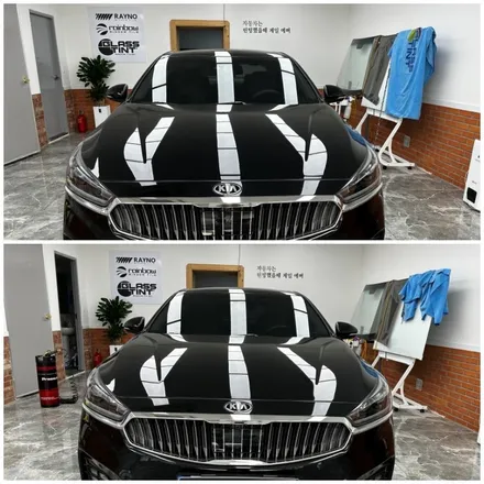 부평썬팅잘하는곳 K7 글라스틴트 산타나 깔끔하게! 카보드부평점