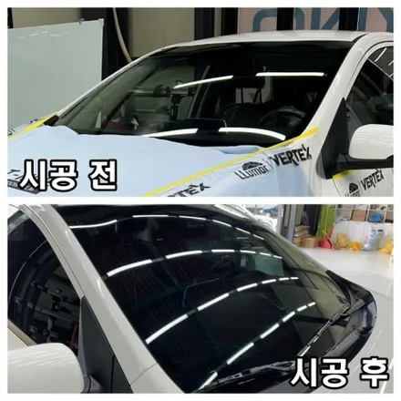계양모닝선팅 티나인R1 전명30  측후면15 깔끔시공!
