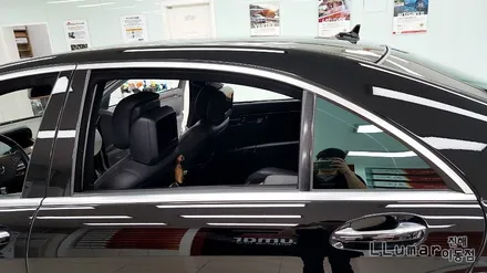 벤츠 S550 크롬 부분랩핑.크롬가리기.창원.진해 루마이동점 / 창원시 진해구