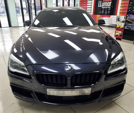 진해 창원 마산 루마썬팅 BMW 640d 그란쿠페 (F06) 실내 카본 랩핑 시공 :) / 창원시 진해구
