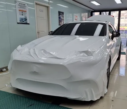 진해 창원 마산 루마썬팅 벤츠 CLS300d (C257) 전체 랩핑 시공 :) / 창원시 진해구