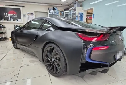 진해 창원 마산 루마썬팅 BMW i8 쿠페 버텍스 650 반사필름 틴팅 시공 :) / 창원시 진해구