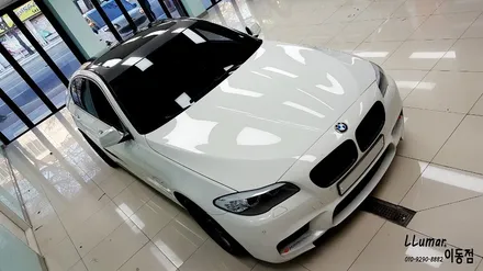리얼카본 BMW520d 루프스킨 시공. 진해 루마이동점 / 창원시 진해구