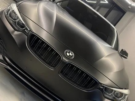 진해 창원 마산 루마썬팅 BMW F36 420d 그란쿠페 LCI 3M2080 사틴블랙 필름 전체 랩핑 시공 :) / 창원시 진해구