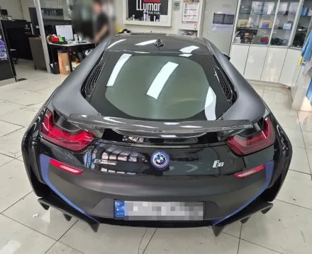 진해 창원 마산 루마썬팅 BMW i8 쿠페 버텍스 650 반사필름 틴팅 시공 :) / 창원시 진해구