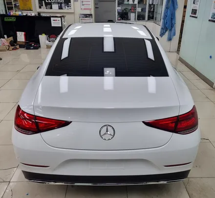 진해 창원 마산 루마썬팅 벤츠 CLS300d (C257) 전체 랩핑 시공 :) / 창원시 진해구
