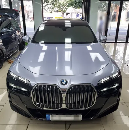 진해 창원 마산 루마썬팅 BMW 7시리즈 740d xDrive 인디비쥬얼 투톤 컬러 랩핑 & 버텍스 650 틴팅 시공 :) / 창원시 진해구