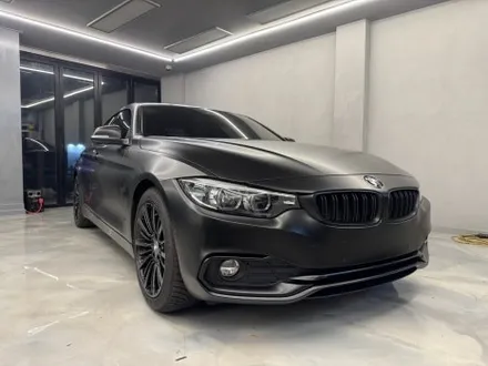 진해 창원 마산 루마썬팅 BMW F36 420d 그란쿠페 LCI 3M2080 사틴블랙 필름 전체 랩핑 시공 :) / 창원시 진해구
