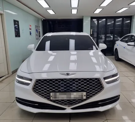 진해 창원 마산 루마썬팅 제네시스 G90 전체 랩핑 시공 :) / 창원시 진해구