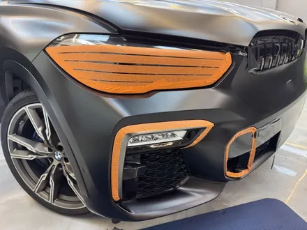 진해 창원 마산 루마썬팅 BMW X6 G06 3M2080 사틴블랙 전체랩핑 시공 :) / 창원시 진해구