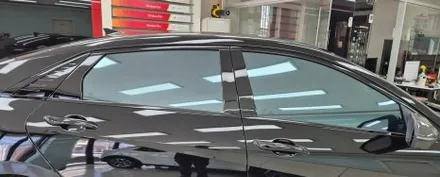 진해 창원 마산 레이노썬팅 현대자동차 더 뉴 아반떼N (CN7 N PE) 크로마 9 반사필름 틴팅(썬팅) 시공 :) / 창원시 진해구