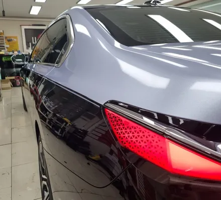 진해 창원 마산 루마썬팅 BMW 7시리즈 740d xDrive 인디비쥬얼 투톤 컬러 랩핑 & 버텍스 650 틴팅 시공 :) / 창원시 진해구