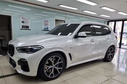 진해 창원 마산 루마썬팅 BMW X5 xDrive 45e(G05) BLOCKFORD SKYBLUE 틴팅 시공 :) / 창원시 진해구