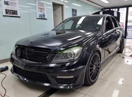 진해 창원 마산 루마썬팅 벤츠 C220d (W204) 전체 랩핑 시공 :) / 창원시 진해구