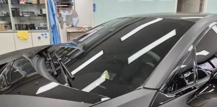 진해 창원 마산 루마썬팅 BMW i8 쿠페 버텍스 650 반사필름 틴팅 시공 :) / 창원시 진해구