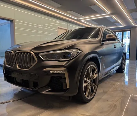 진해 창원 마산 루마썬팅 BMW X6 G06 3M2080 사틴블랙 전체랩핑 시공 :) / 창원시 진해구