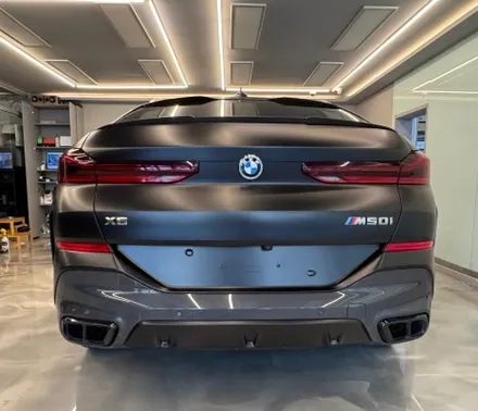 진해 창원 마산 루마썬팅 BMW X6 G06 3M2080 사틴블랙 전체랩핑 시공 :) / 창원시 진해구
